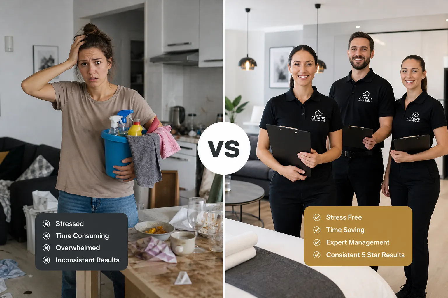 DIY Airbnb Cleaning vs. Full-Service Management: The Real Cost